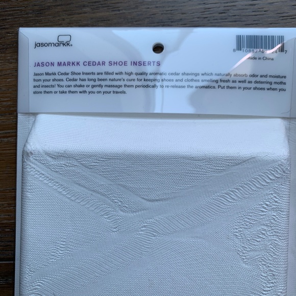 Jason Mark Cedar Shoe Inserts. (NEW) 2pk - Picture 4 of 4